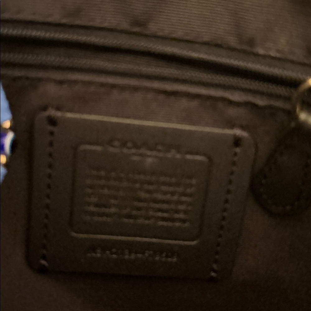 Coach Brown Signature Canvas Tote with Gold Hardware - Picture 3 of 7